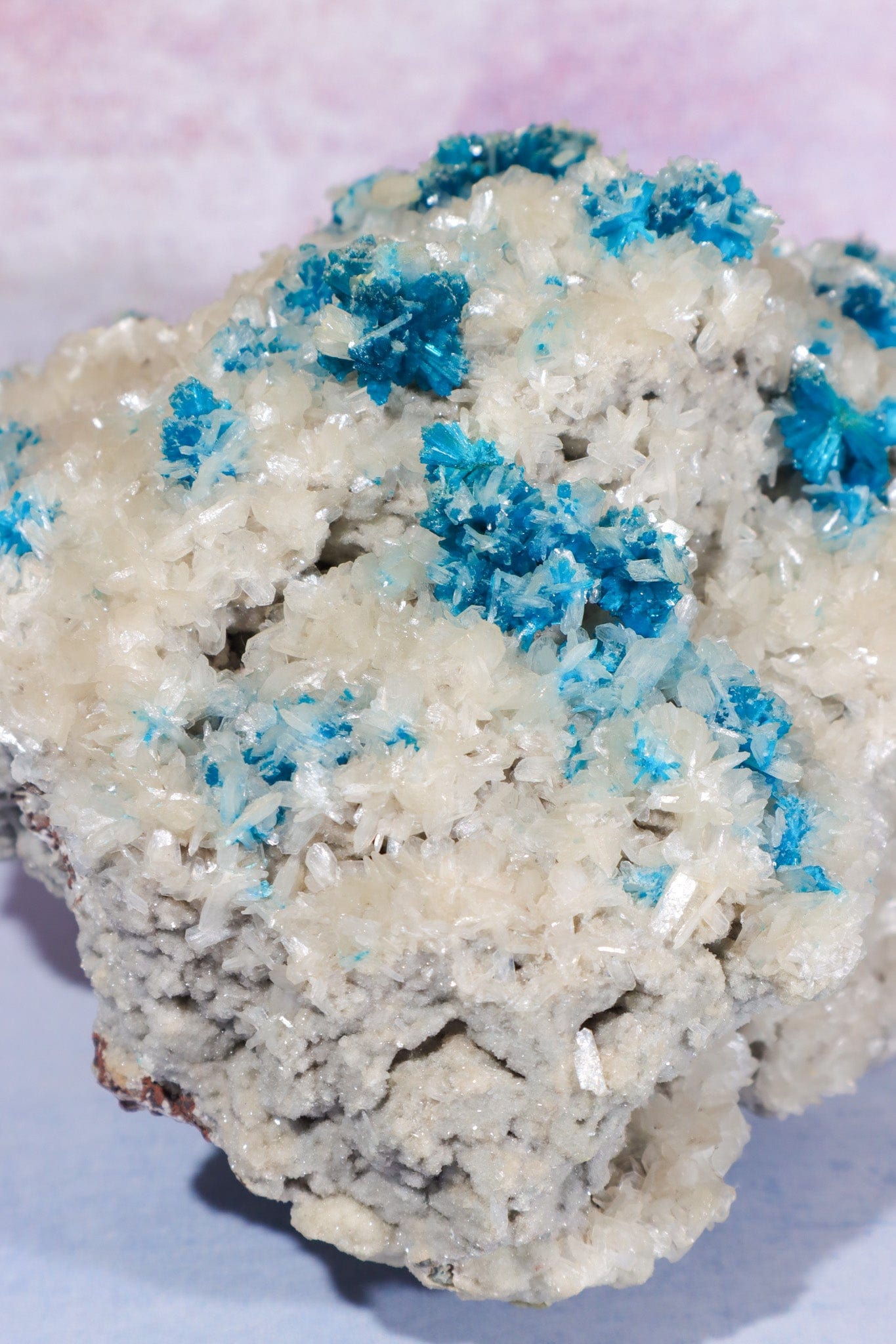 Statement Cavansite Stilbite Specimen 2.8KG | India Minerals Tali & Loz Crystals