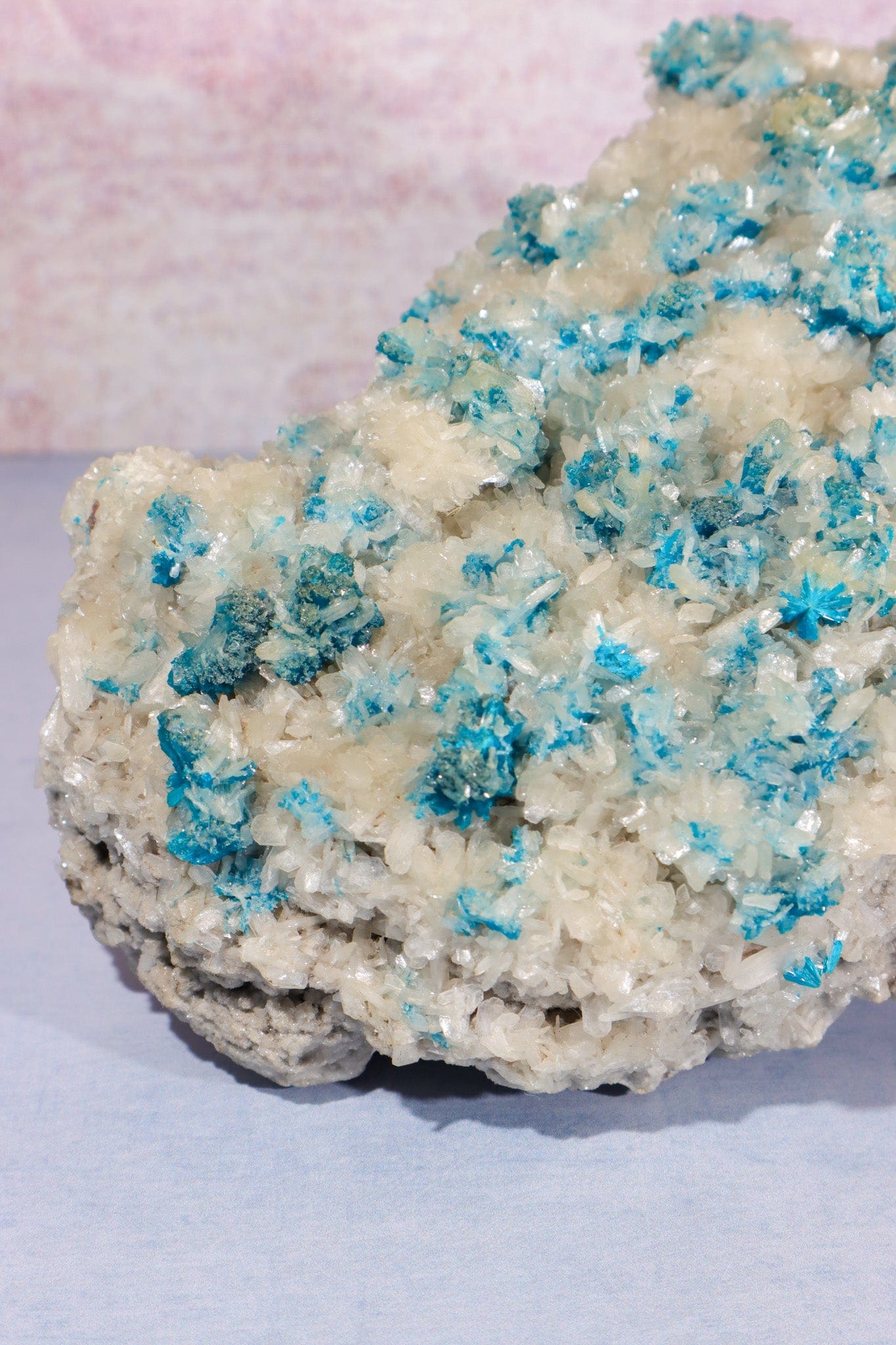Statement Cavansite Stilbite Specimen 2.8KG | India Minerals Tali & Loz Crystals