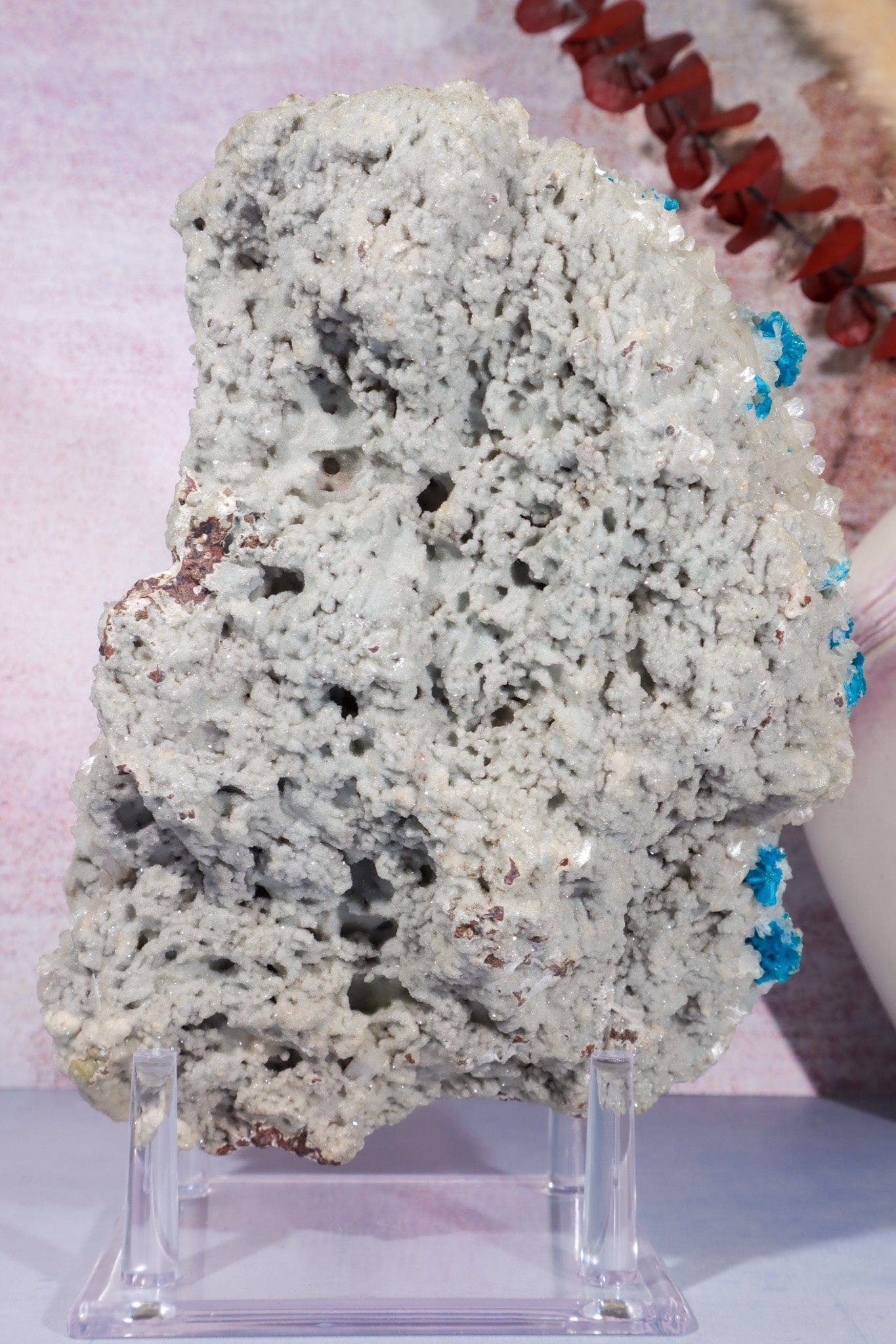 Statement Cavansite Stilbite Specimen 2.8KG | India Minerals Tali & Loz Crystals