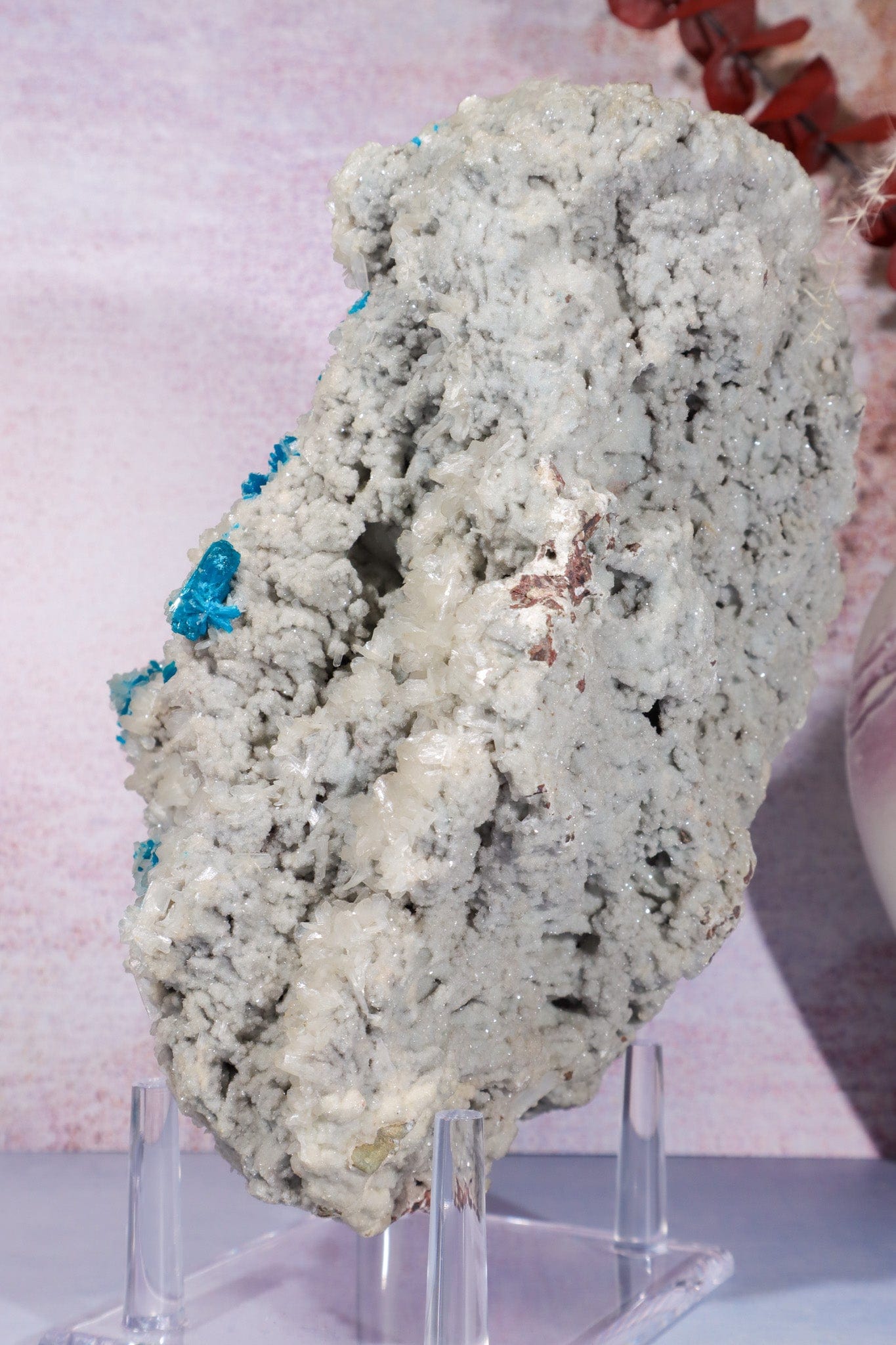 Statement Cavansite Stilbite Specimen 2.8KG | India Minerals Tali & Loz Crystals