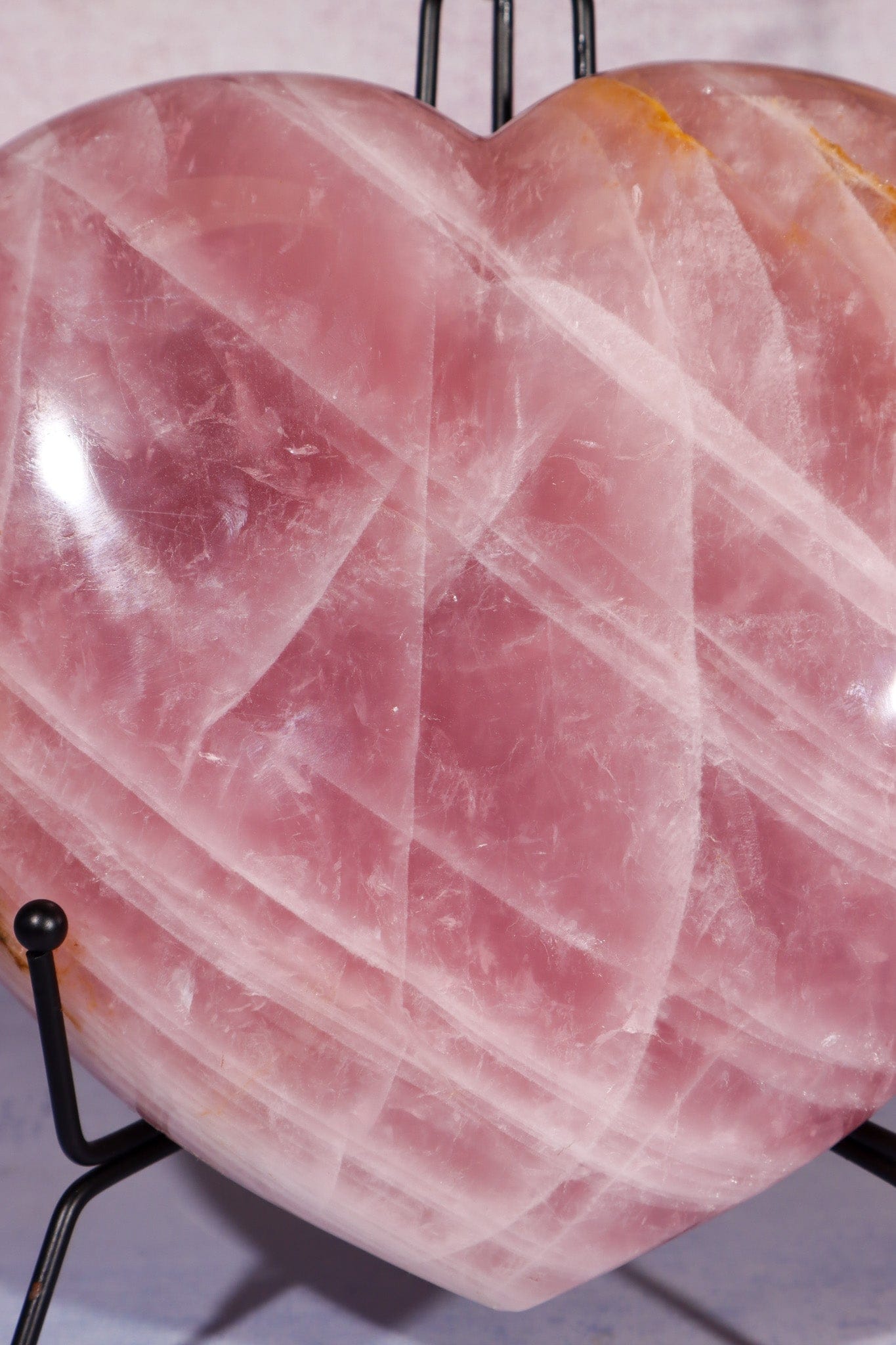 Statement Rose Quartz Heart Carving 3.3KG Hearts Tali & Loz Crystals