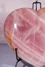 Statement Rose Quartz Heart Carving 3.3KG Hearts Tali & Loz Crystals