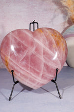 Statement Rose Quartz Heart Carving 3.3KG Hearts Tali & Loz Crystals