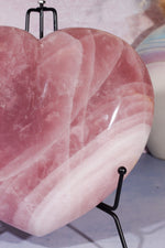 Statement Rose Quartz Heart Carving 3.3KG Hearts Tali & Loz Crystals