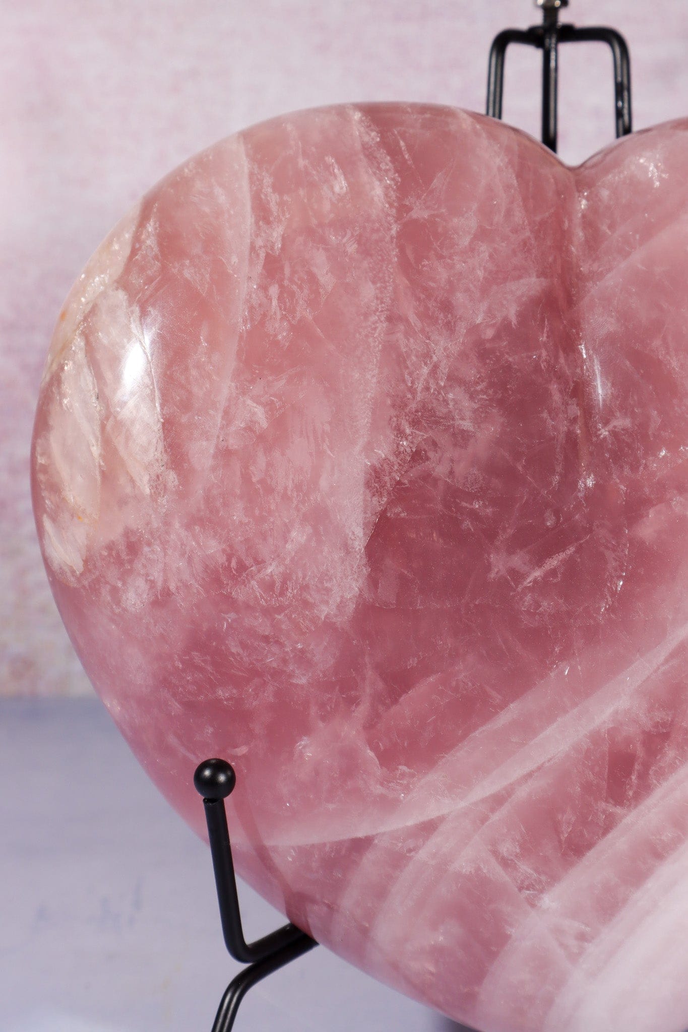 Statement Rose Quartz Heart Carving 3.3KG Hearts Tali & Loz Crystals