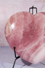 Statement Rose Quartz Heart Carving 3.3KG Hearts Tali & Loz Crystals