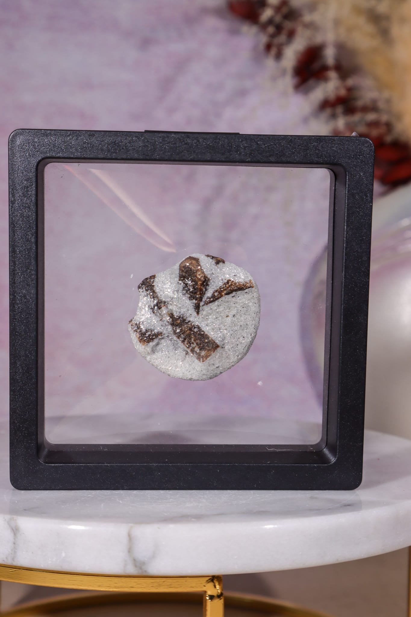 Staurolite Fairy Cross Twin Crystal 3.3cm, Kola Peninsula, Russia, Sold as Seen Minerals Tali & Loz Crystals