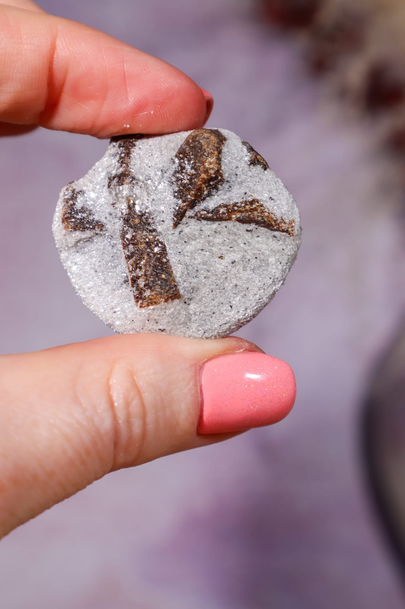 Staurolite Fairy Cross Twin Crystal 3.3cm, Kola Peninsula, Russia, Sold as Seen Minerals Tali & Loz Crystals