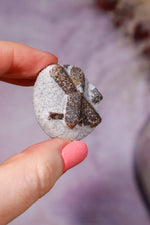 Staurolite Fairy Cross Twin Crystal 3.3cm, Kola Peninsula, Russia, Sold as Seen Minerals Tali & Loz Crystals
