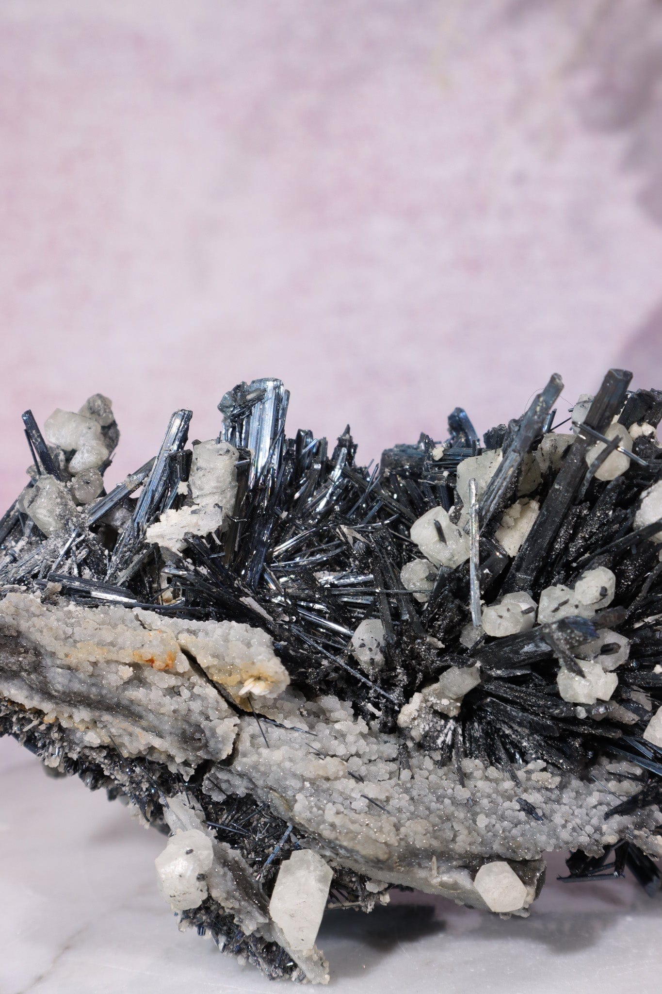 Stibnite Calcite Specimen Specimen Tali & Loz Crystals