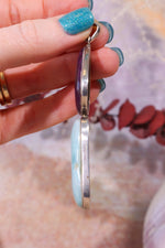 Sugilite and Larimar Pendant, Sold As Seen Pendants Tali & Loz Crystals