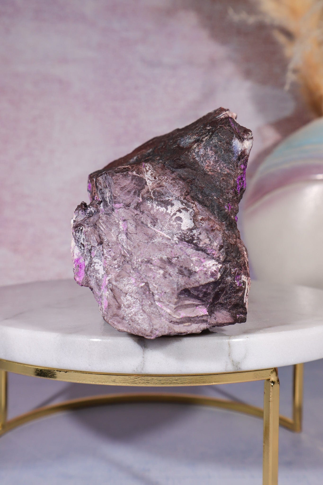 Sugilite Bustamite Specimen 0.7KG , South Africa Specimen Tali & Loz Crystals