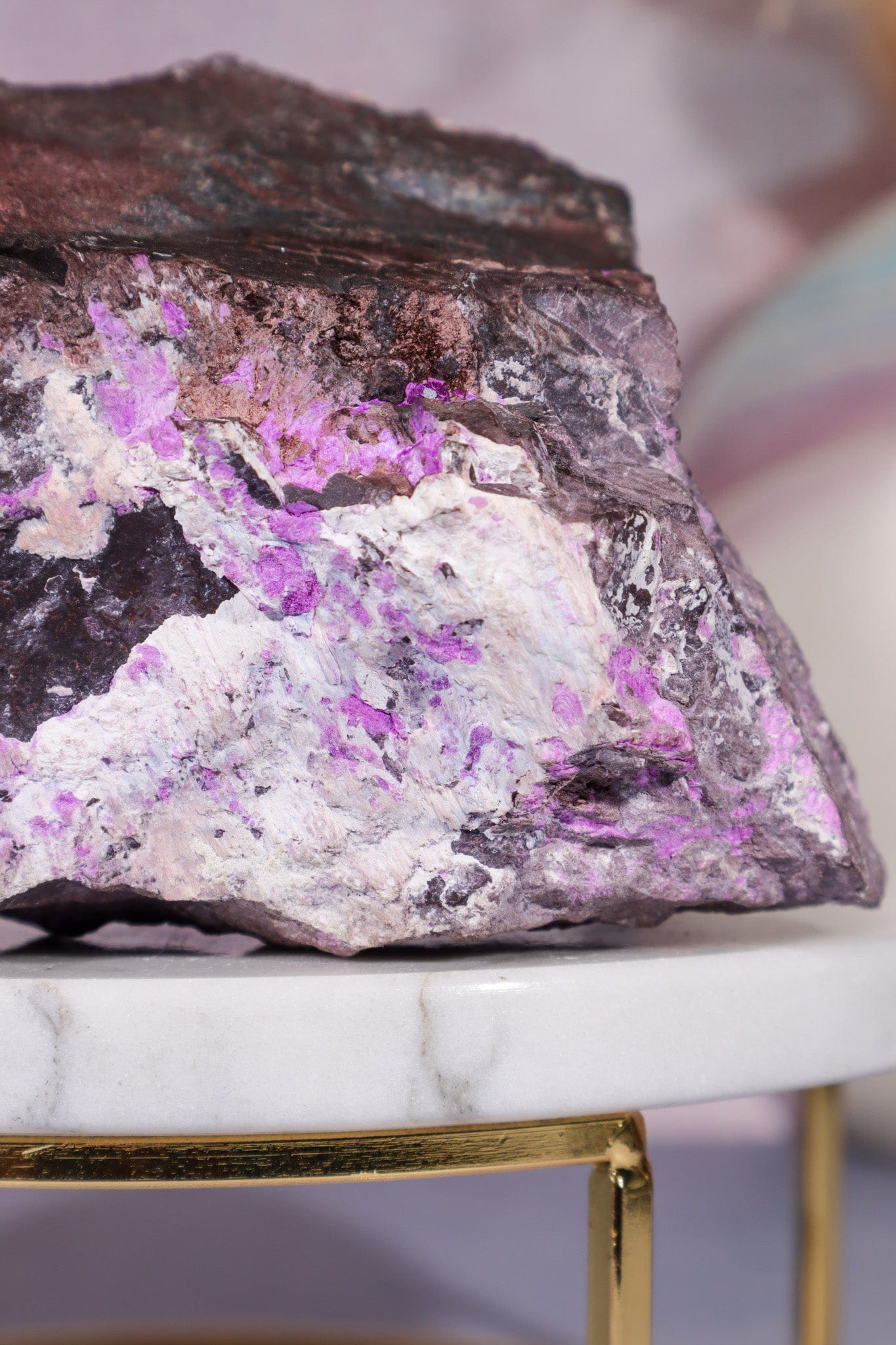 Sugilite Bustamite Specimen 0.7KG , South Africa Specimen Tali & Loz Crystals