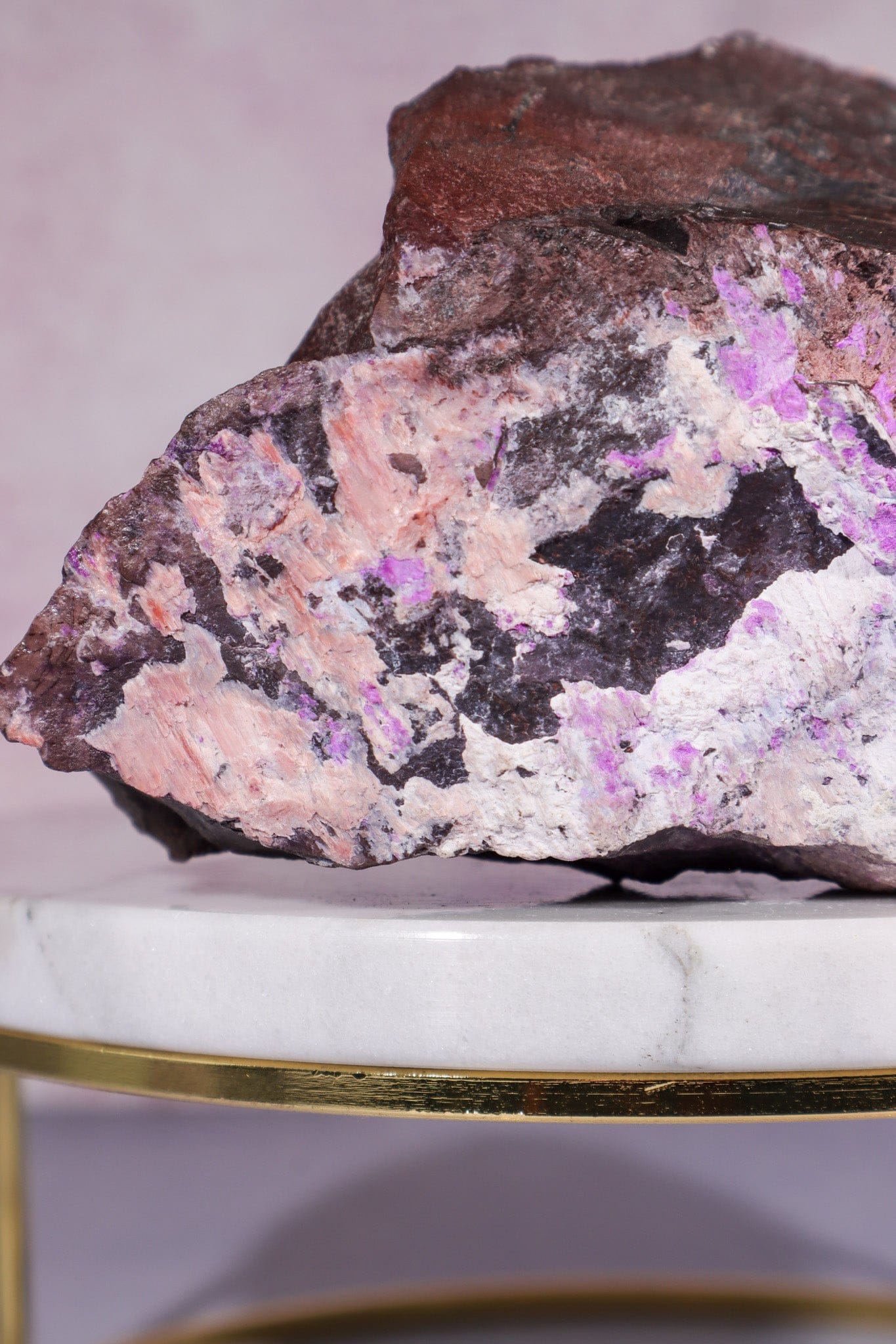 Sugilite Bustamite Specimen 0.7KG , South Africa Specimen Tali & Loz Crystals