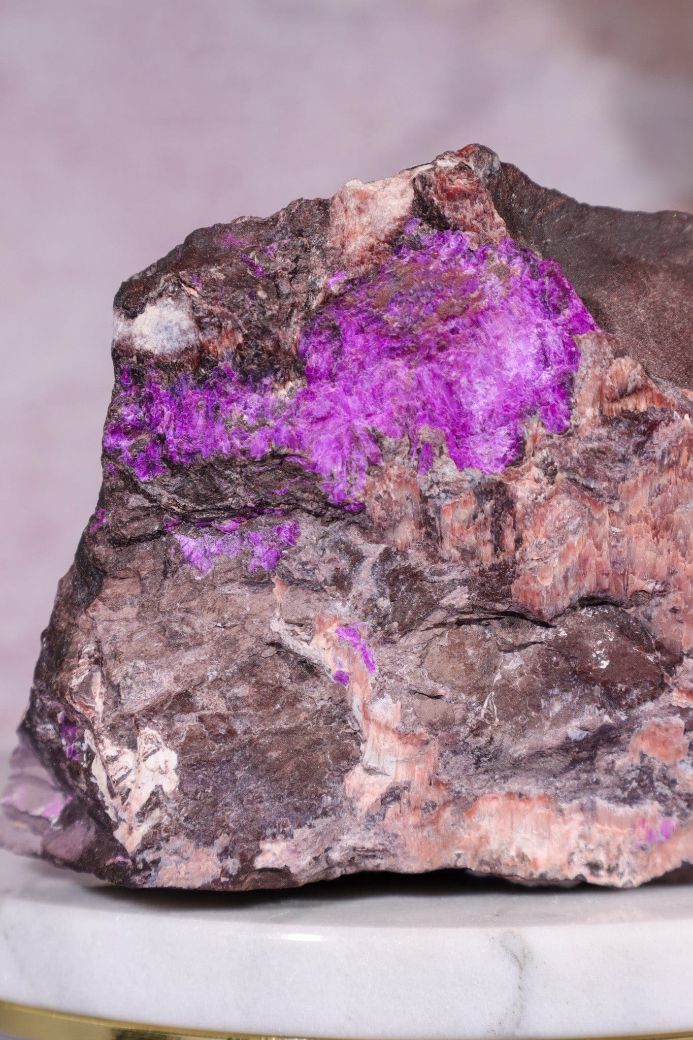 Sugilite Bustamite Specimen 0.7KG , South Africa Specimen Tali & Loz Crystals