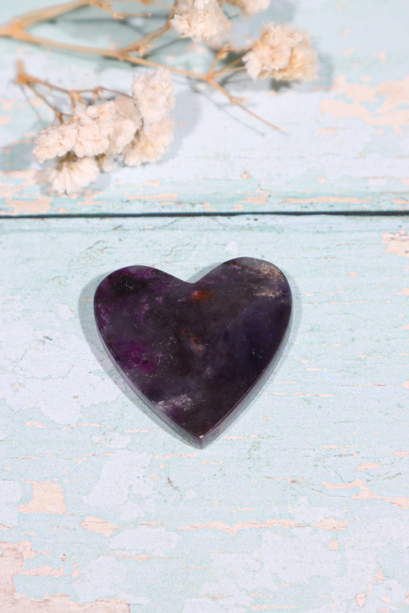 Sugilite Heart 10.90gr - Tali & Loz Crystals