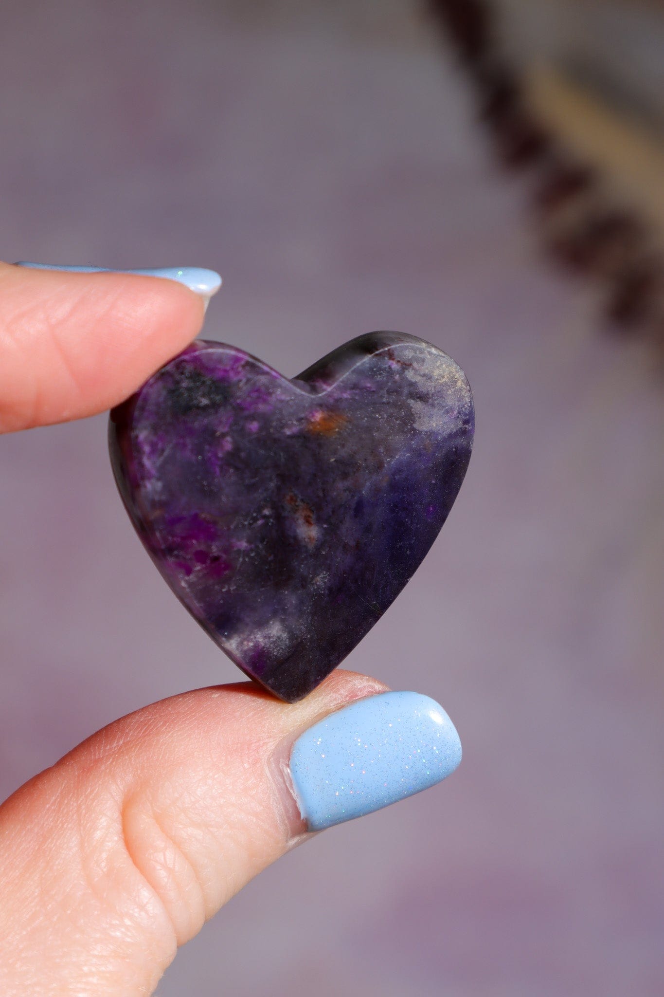 Sugilite Heart 10.90gr Hearts Tali & Loz Crystals