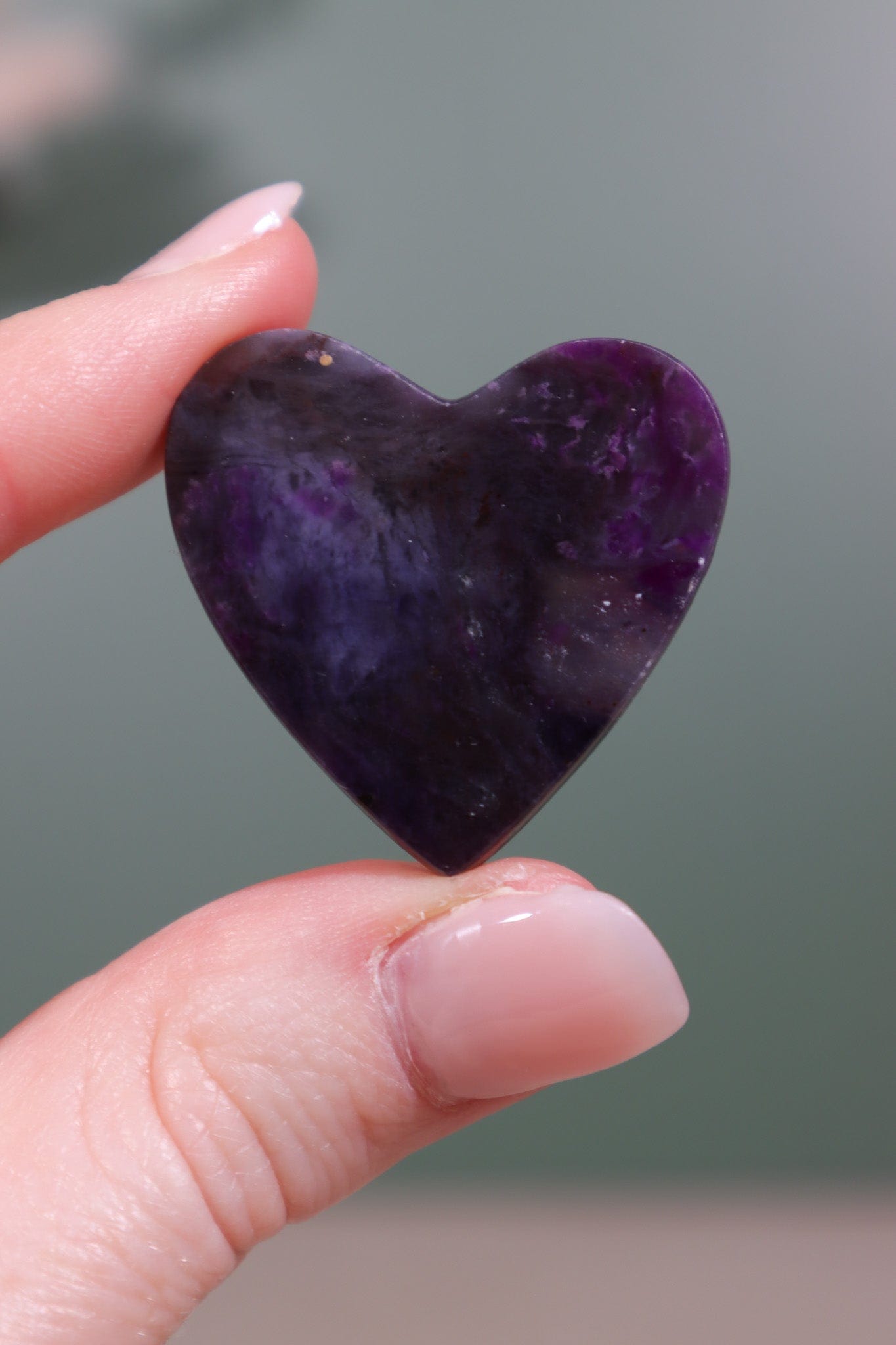 Sugilite Heart 10.90gr Hearts Tali & Loz Crystals