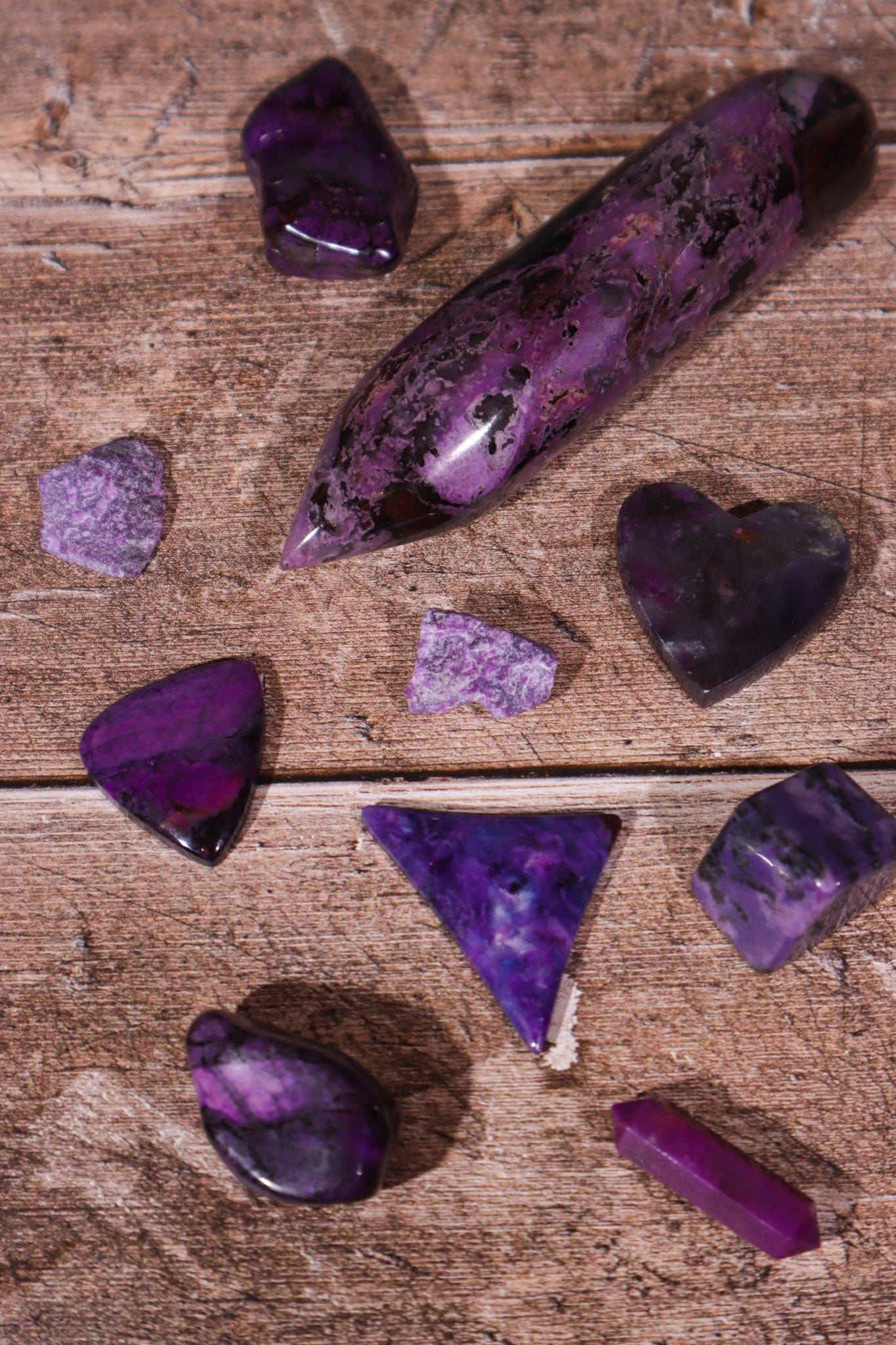Sugilite Heart 10.90gr Hearts Tali & Loz Crystals