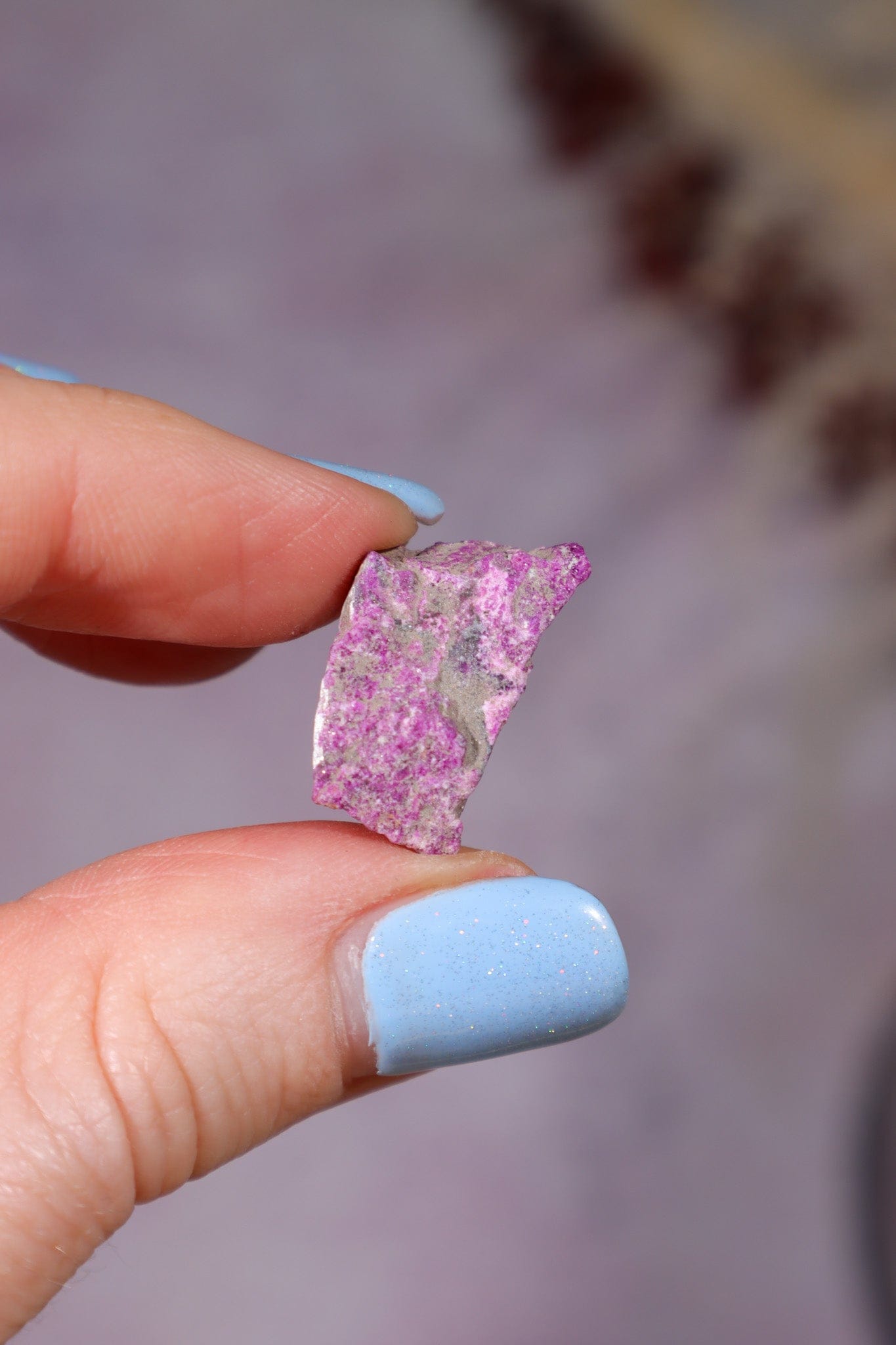 Sugilite Rough Mineral  2.57gr, South Africa Minerals Tali & Loz Crystals