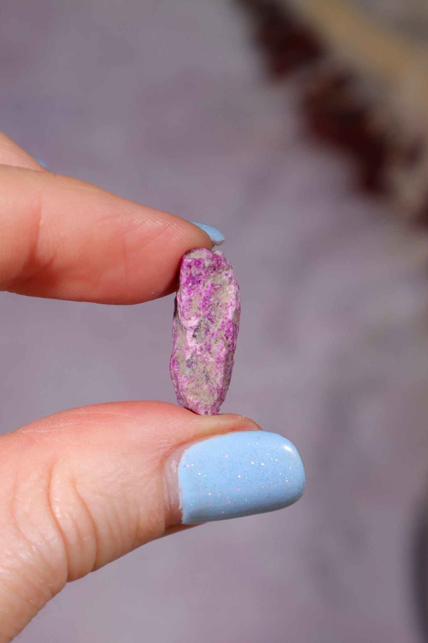 Sugilite Rough Mineral  2.57gr, South Africa Minerals Tali & Loz Crystals
