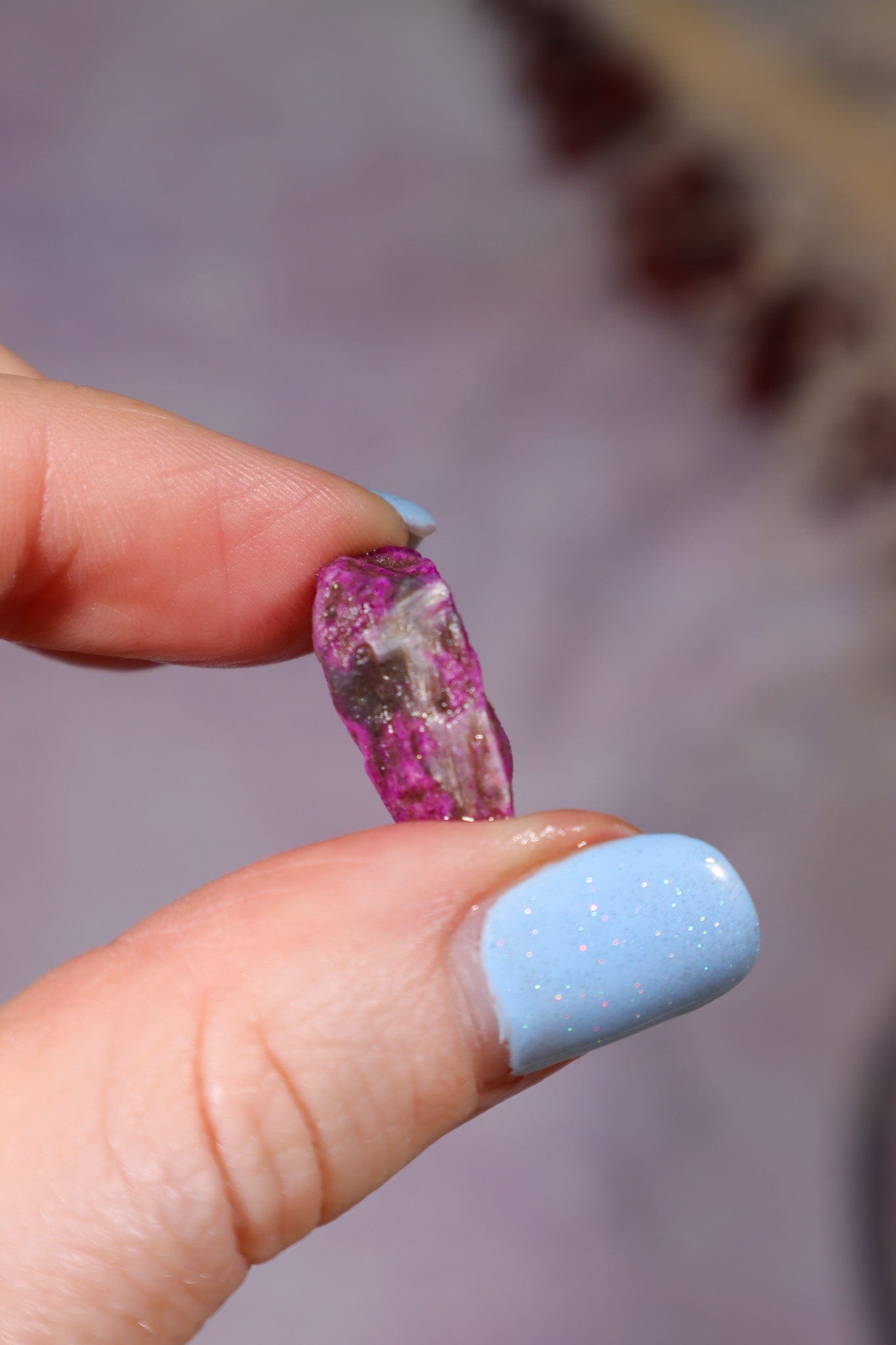 Sugilite Rough Mineral  2.57gr, South Africa Minerals Tali & Loz Crystals