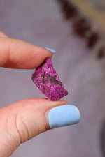 Sugilite Rough Mineral  2.57gr, South Africa Minerals Tali & Loz Crystals