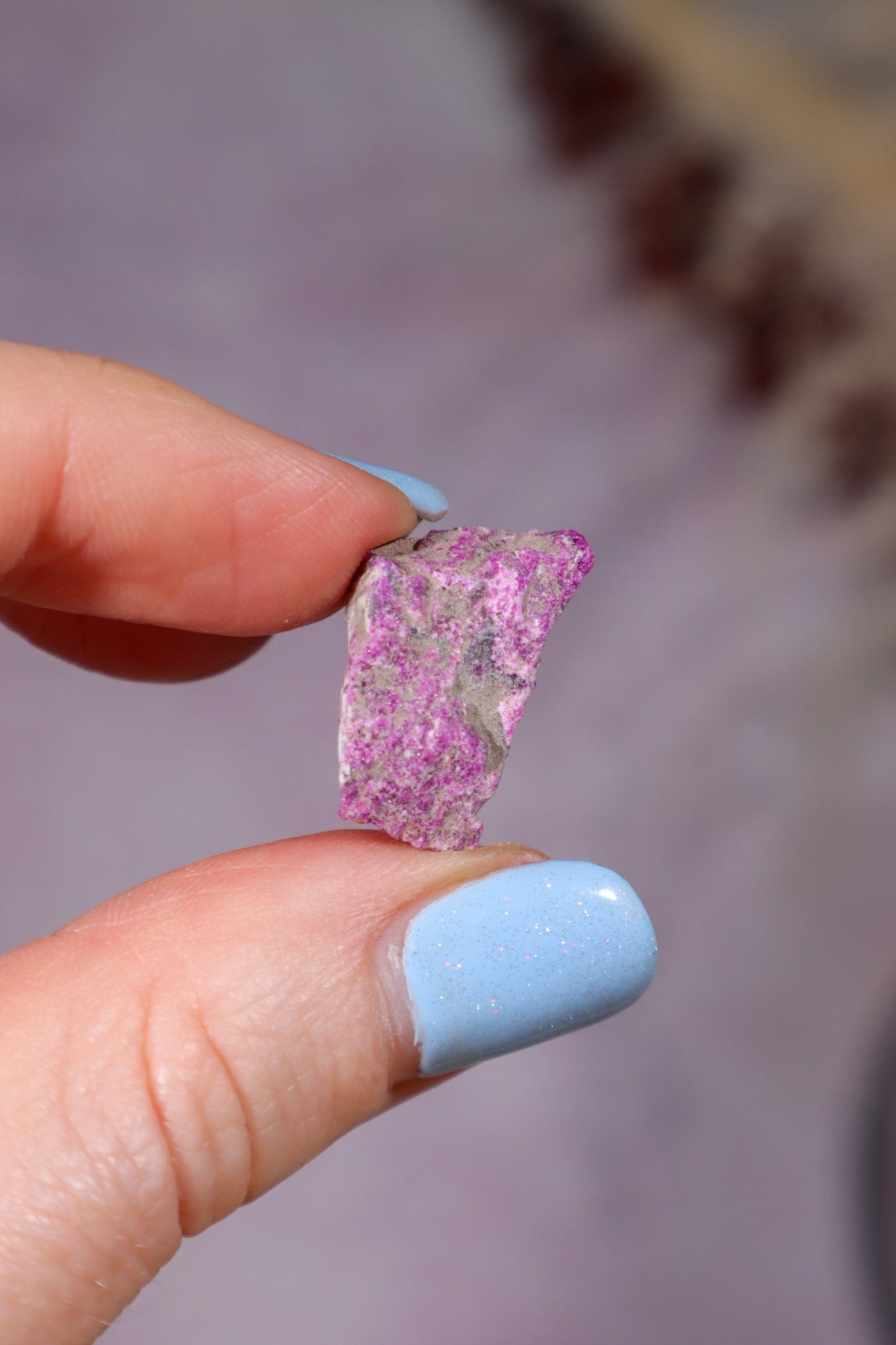 Sugilite Rough Mineral  2.57gr, South Africa Minerals Tali & Loz Crystals