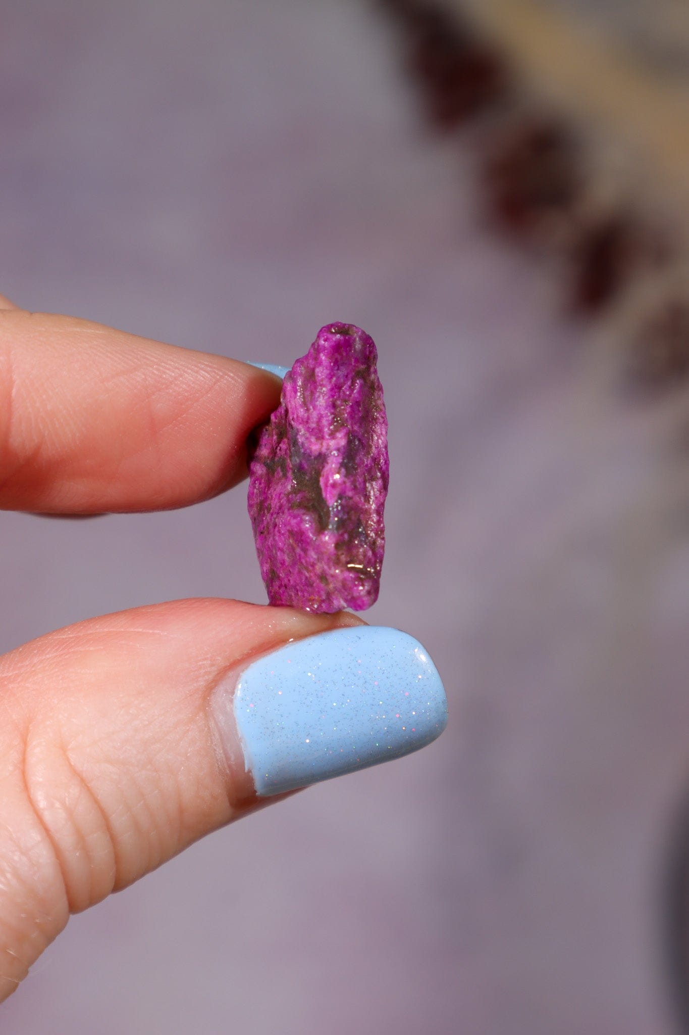 Sugilite Rough Mineral  2.57gr, South Africa Minerals Tali & Loz Crystals