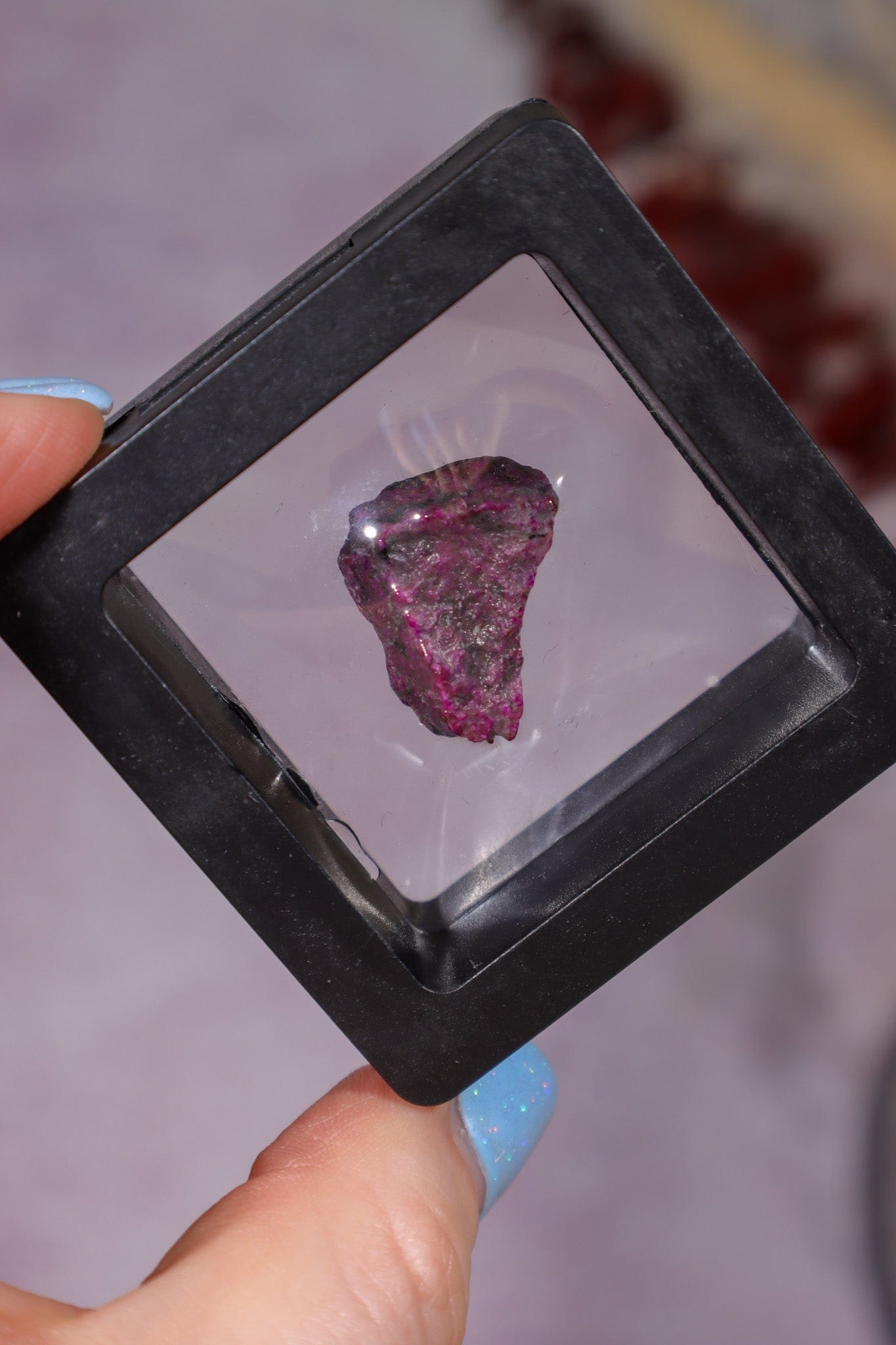 Sugilite Rough Mineral 3.44gr, South Africa Minerals Tali & Loz Crystals