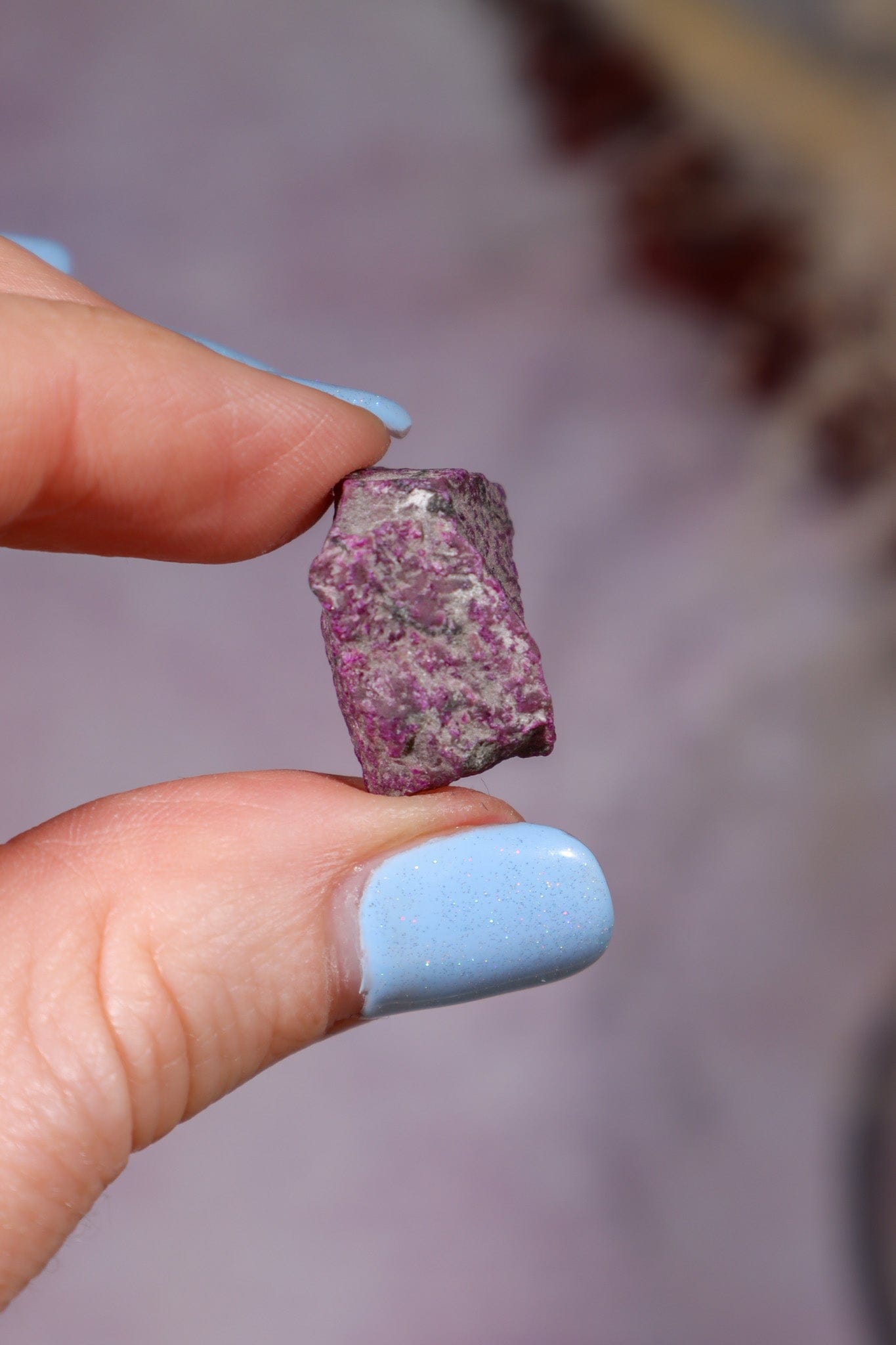 Sugilite Rough Mineral 3.44gr, South Africa Minerals Tali & Loz Crystals