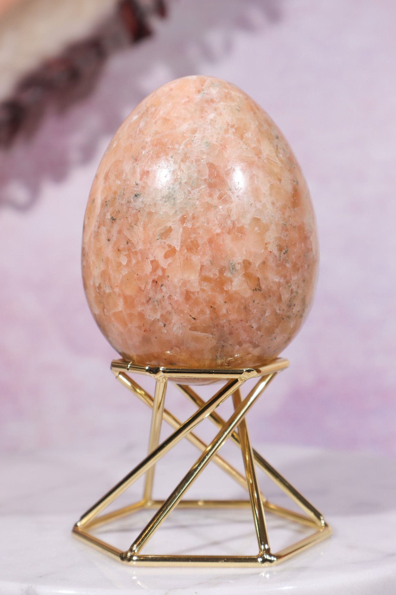 Sunstone Egg 70mm Eggs Tali & Loz Crystals