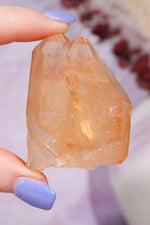 Tangerine Quartz Twin Specimen Tali & Loz Crystals