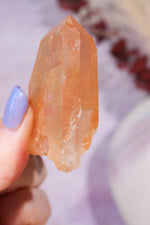 Tangerine Quartz Twin Specimen Tali & Loz Crystals