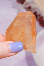 Tangerine Quartz Twin Specimen Tali & Loz Crystals