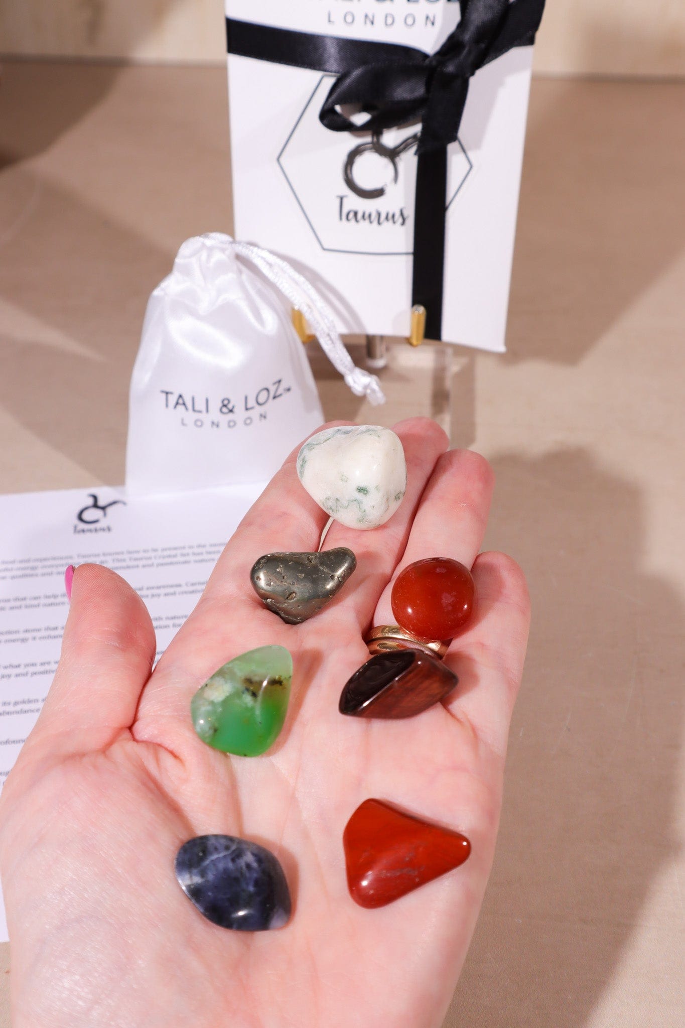 Taurus Zodiac Crystal Set - Tali & Loz Crystals