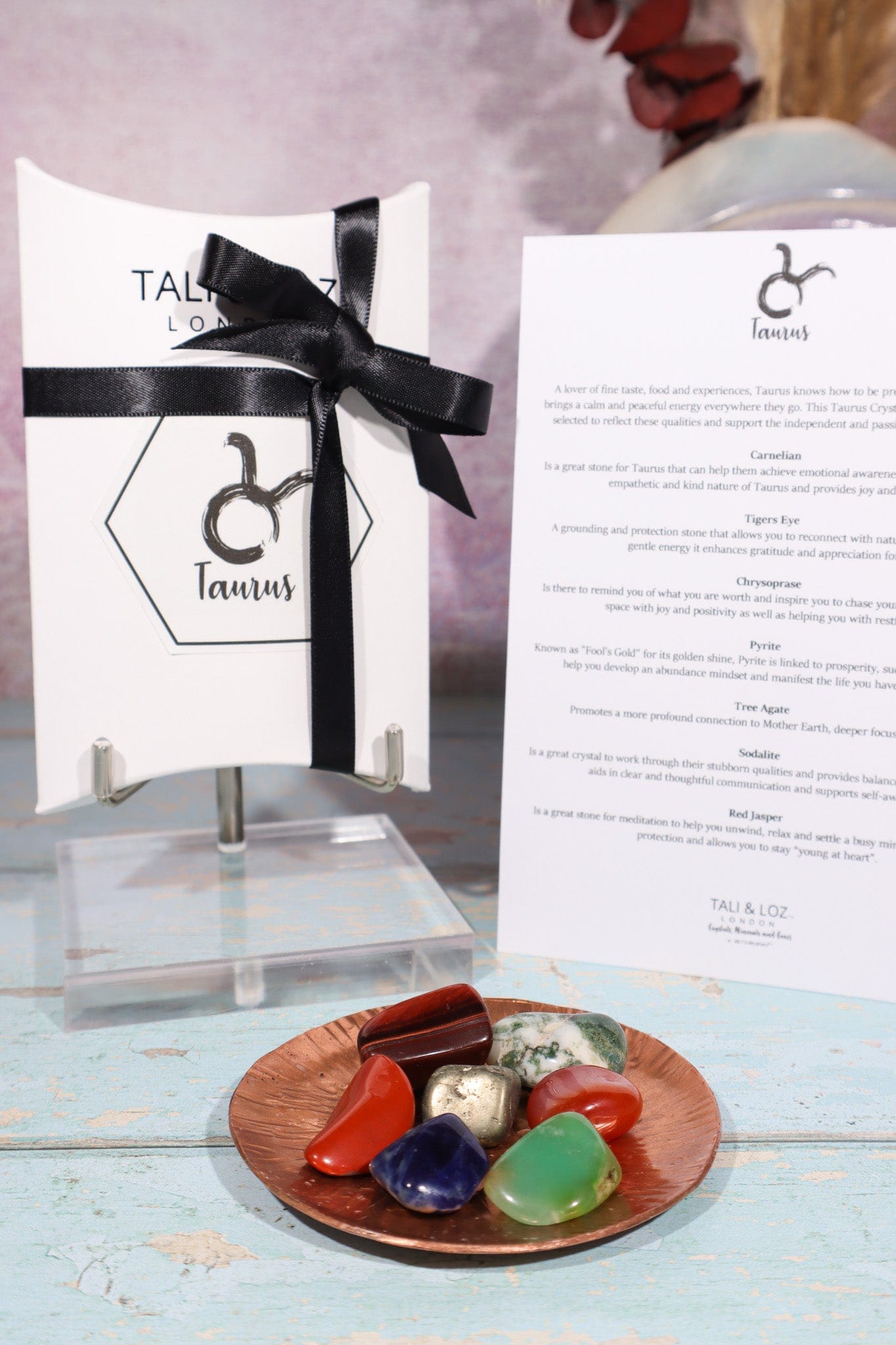 Taurus Zodiac Crystal Set Crystal Sets Tali & Loz Crystals