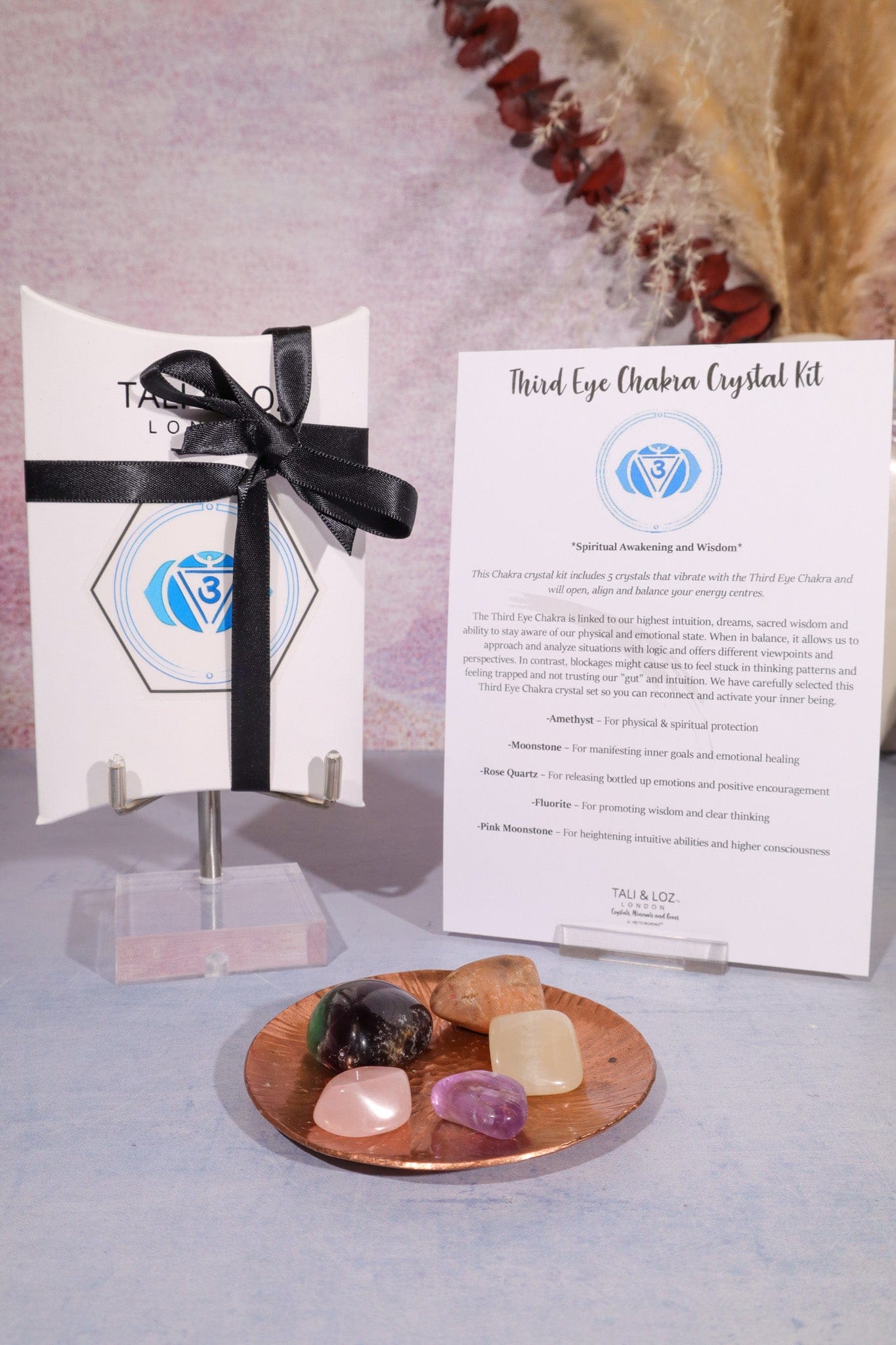 Third Eye Chakra Crystal Kit Crystal Sets Tali & Loz Crystals