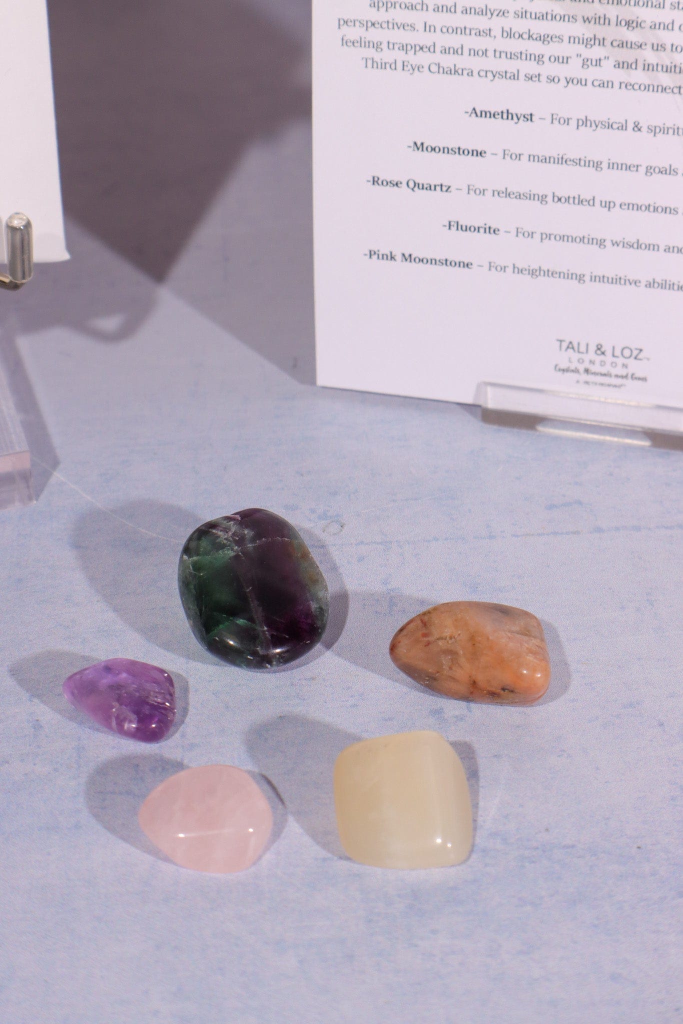 Third Eye Chakra Crystal Kit Crystal Sets Tali & Loz Crystals