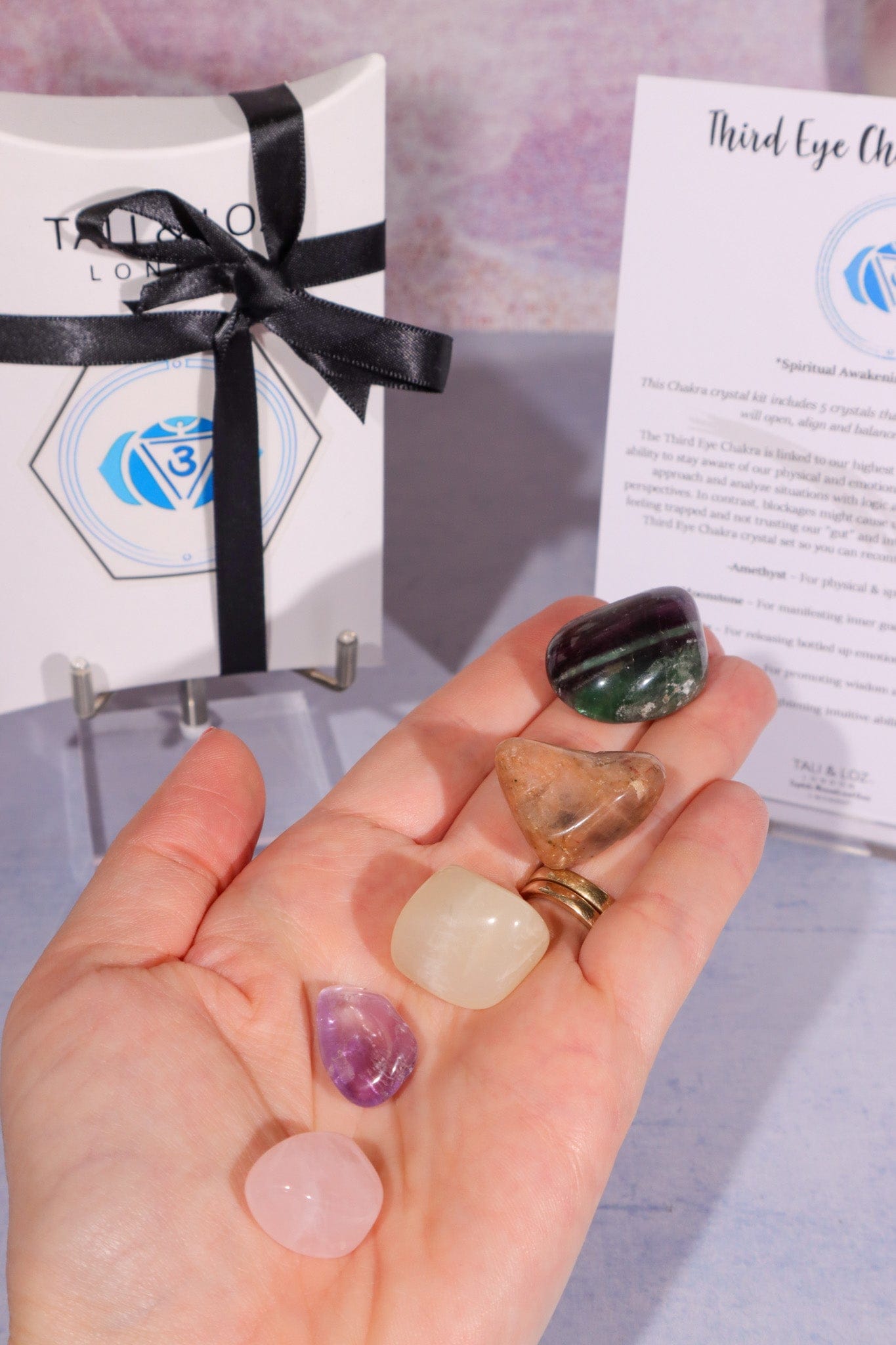 Third Eye Chakra Crystal Kit Crystal Sets Tali & Loz Crystals