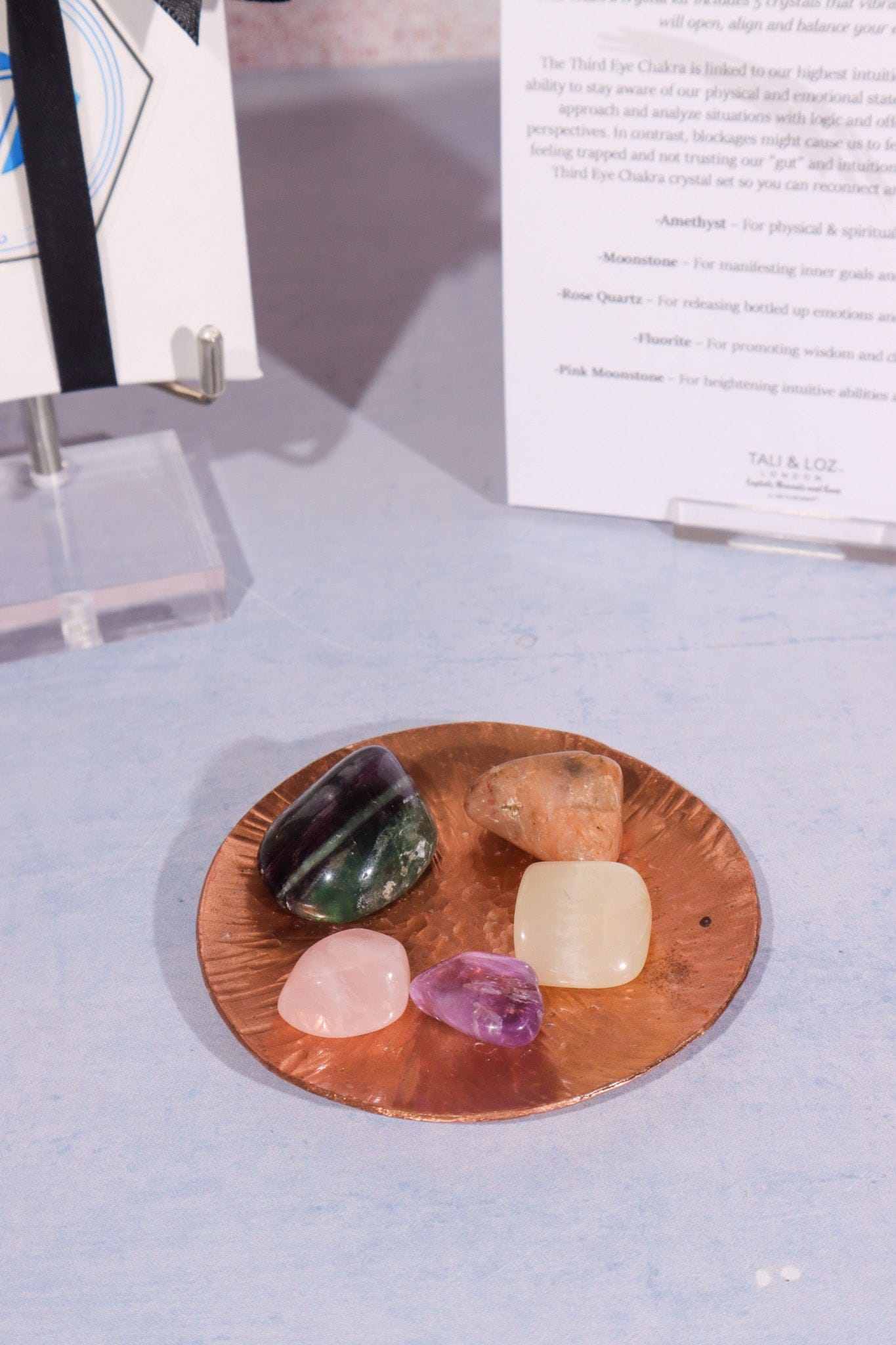 Third Eye Chakra Crystal Kit Crystal Sets Tali & Loz Crystals