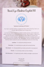 Third Eye Chakra Crystal Kit Crystal Sets Tali & Loz Crystals