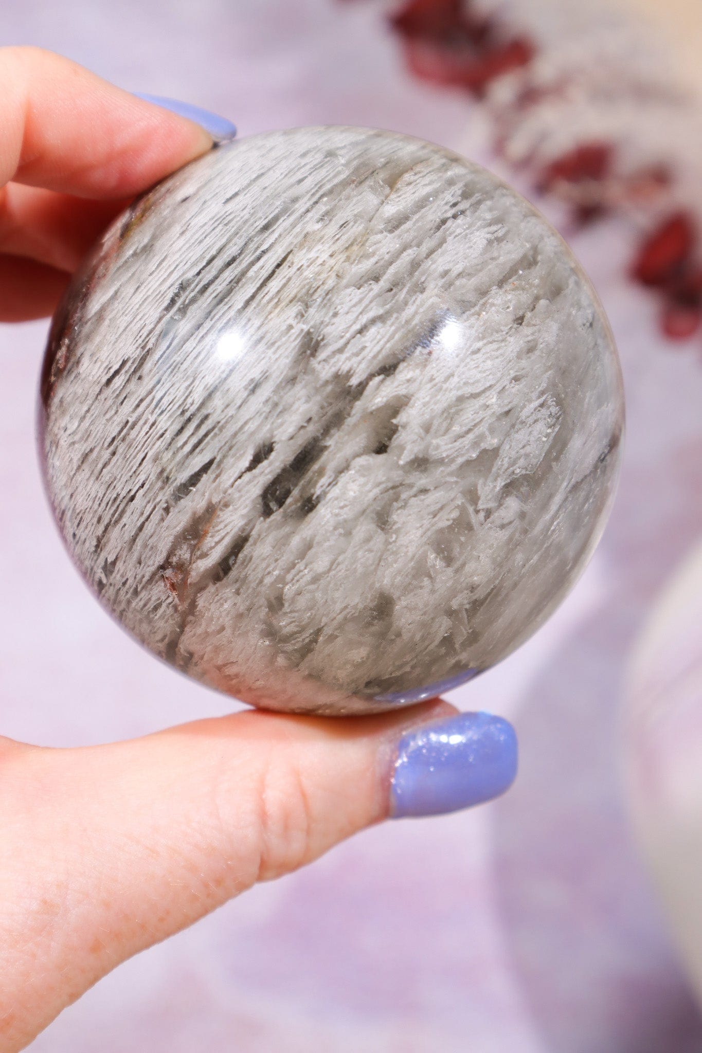 Thousand Layer Quartz Sphere Spheres Tali & Loz Crystals