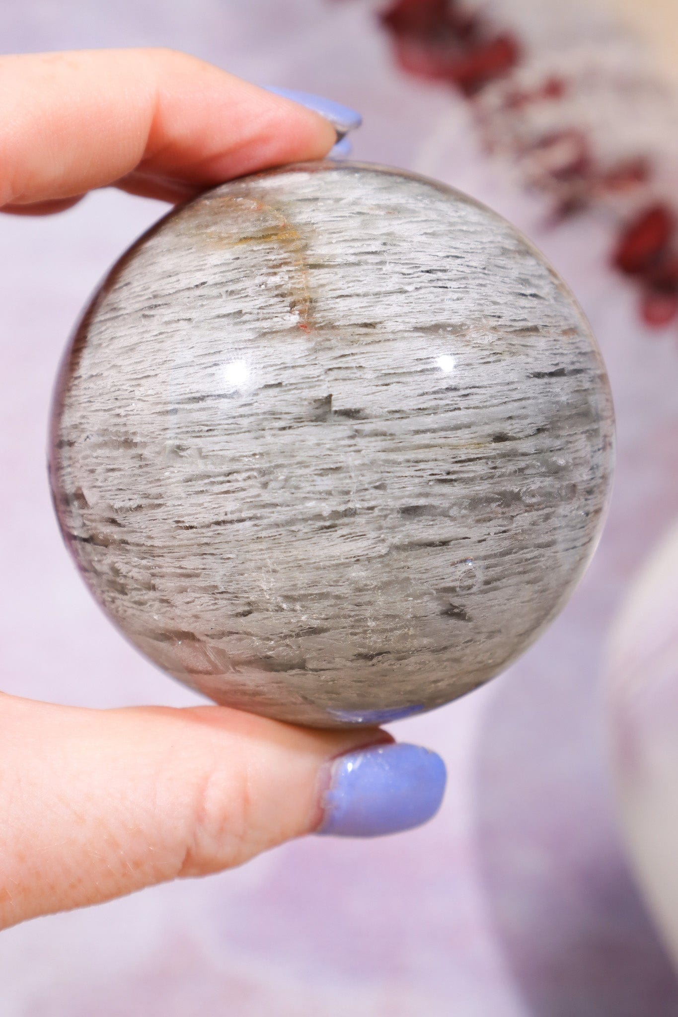 Thousand Layer Quartz Sphere Spheres Tali & Loz Crystals