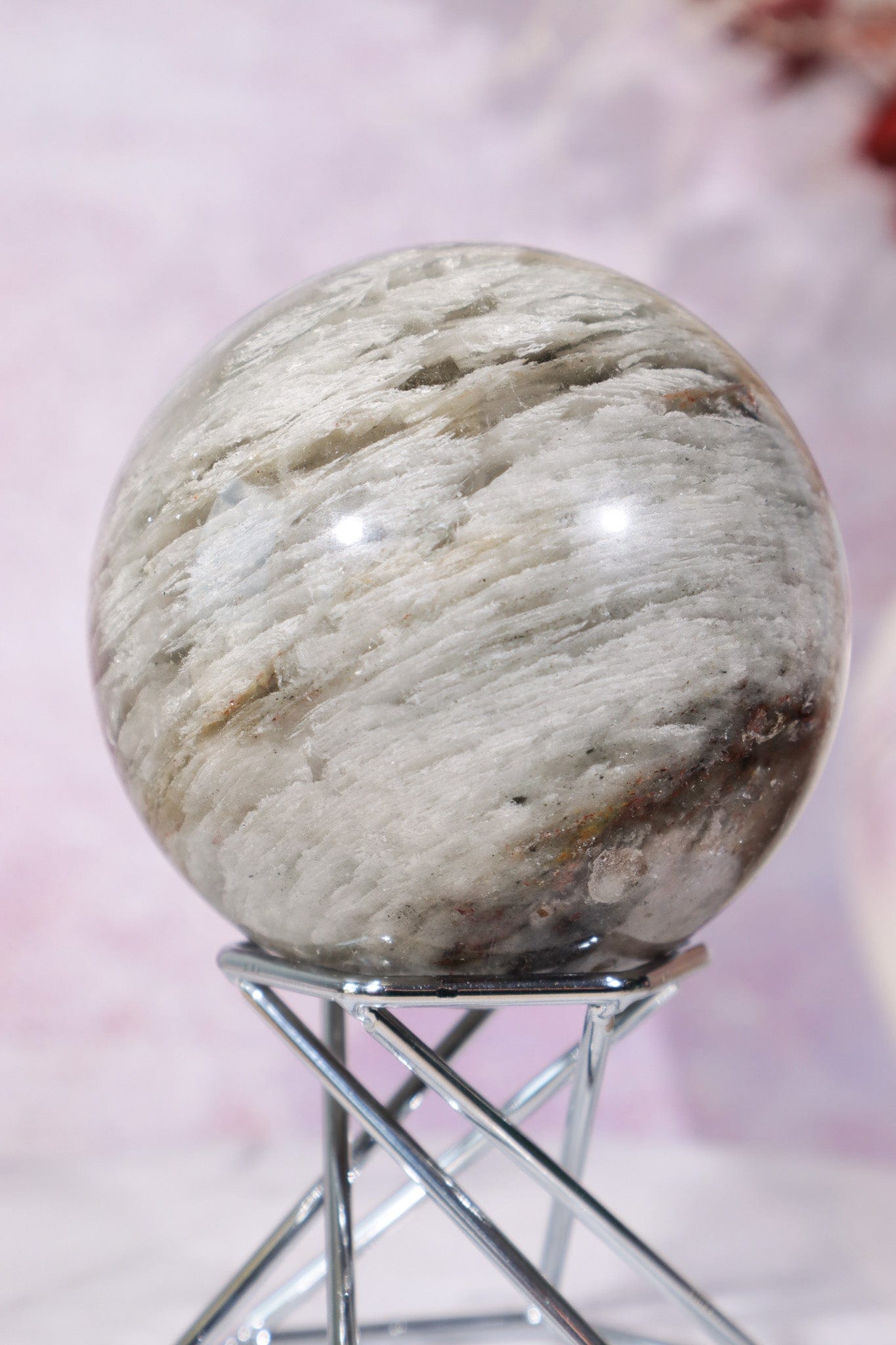 Thousand Layer Quartz Sphere Spheres Tali & Loz Crystals