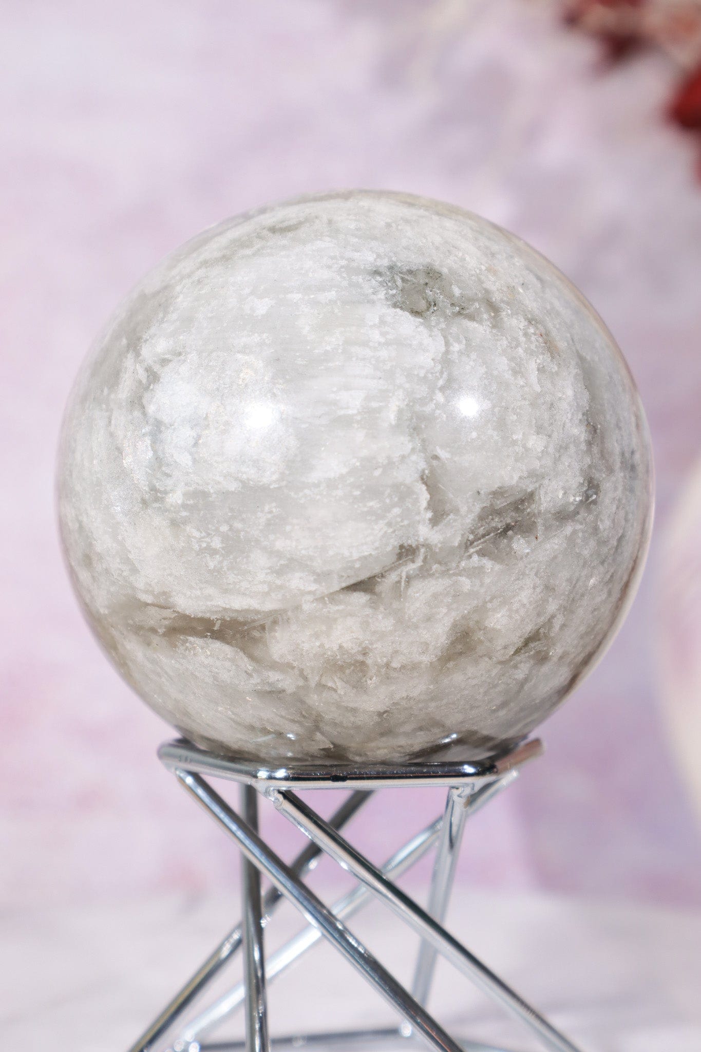 Thousand Layer Quartz Sphere Spheres Tali & Loz Crystals