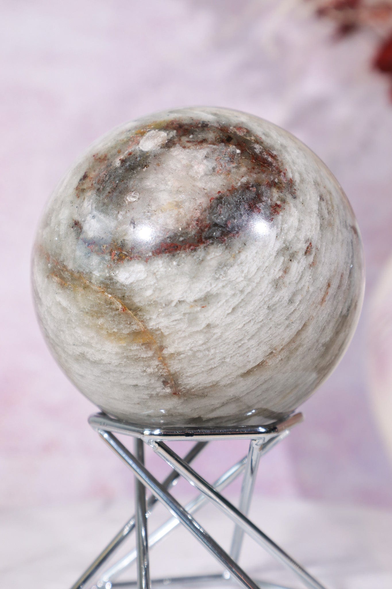 Thousand Layer Quartz Sphere Spheres Tali & Loz Crystals