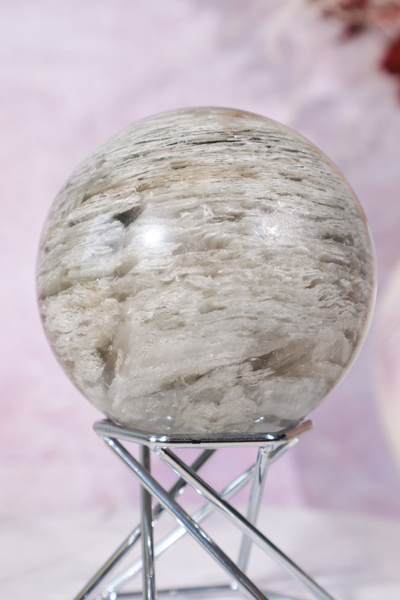 Thousand Layer Quartz Sphere Spheres Tali & Loz Crystals