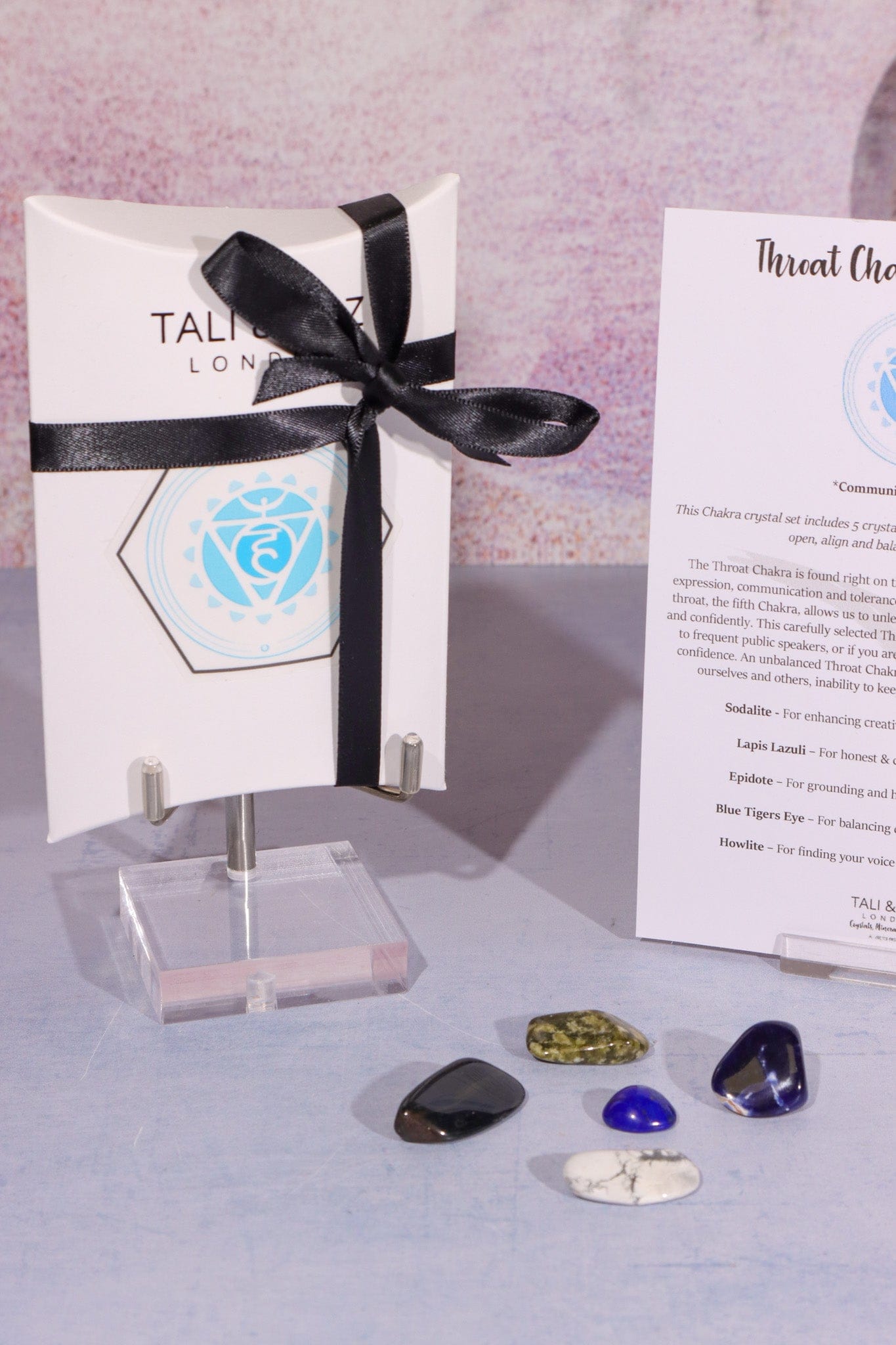 Throat Chakra Crystal Kit Crystal Sets Tali & Loz Crystals