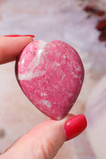 Thulite Heart, Sold As Seen Hearts Tali & Loz Crystals